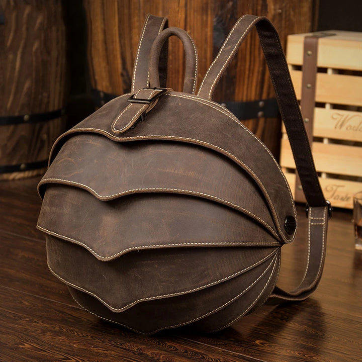 Leather Armor Backpack