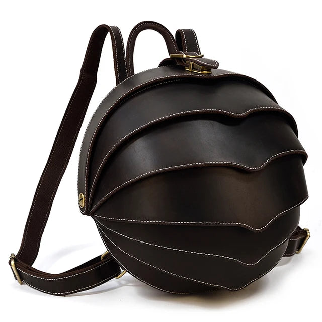 Leather Armor Backpack