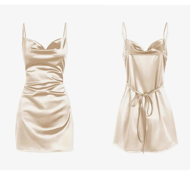 Satin Whisper Mini Dress