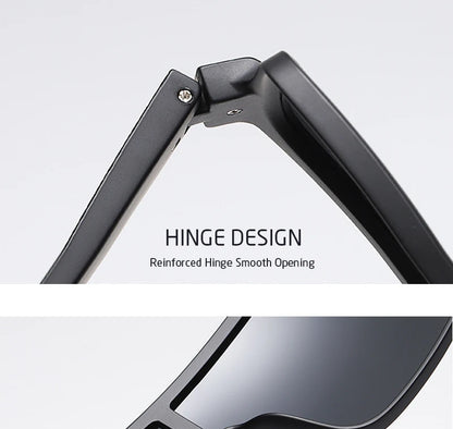 TR90 Unisex Polarized Mirror Sunglasses