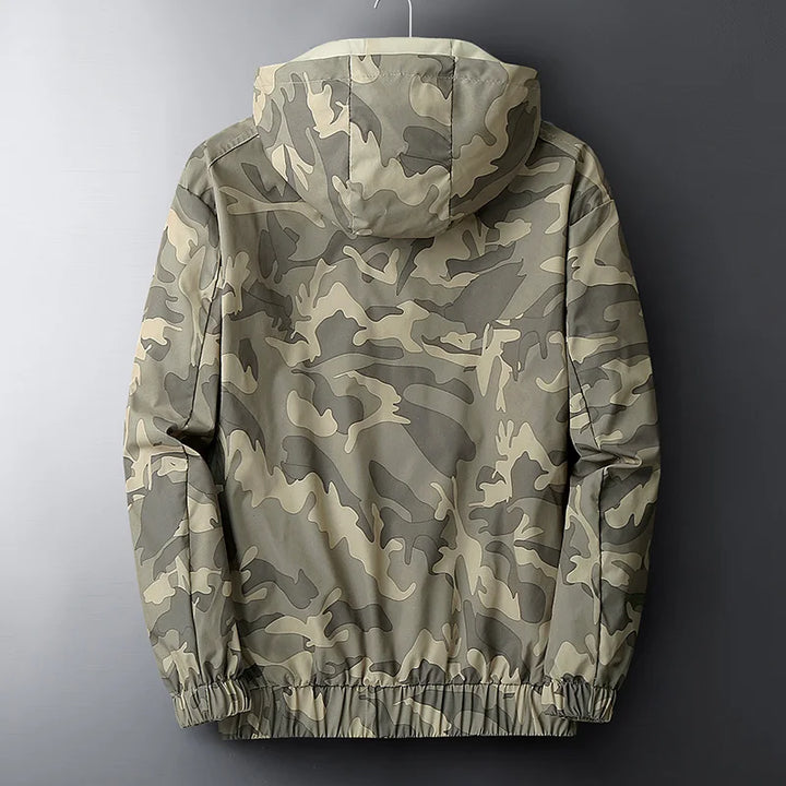 Camo windbreaker