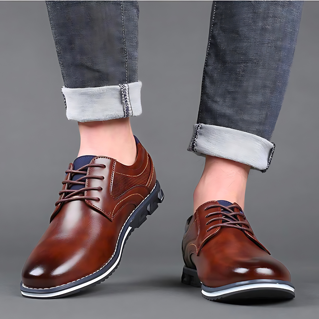 UrbanStride Classic Men's Business Casual Leather shoes