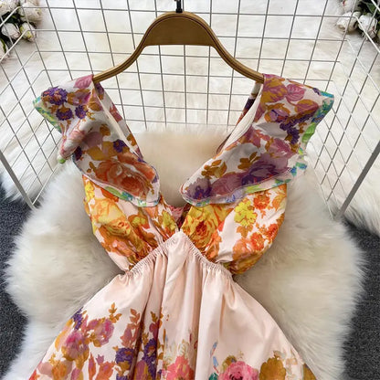 Summer Blossom Floral Dress