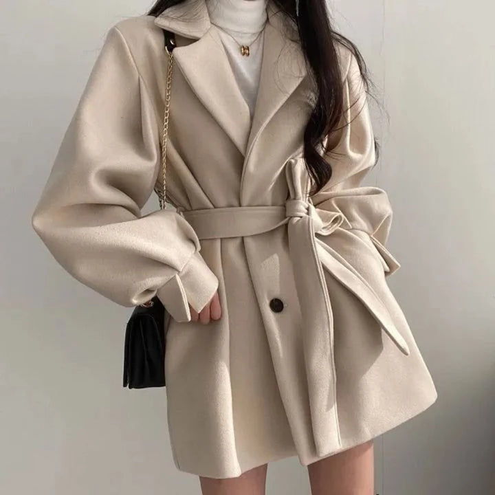 Bella Bow Belted Coat