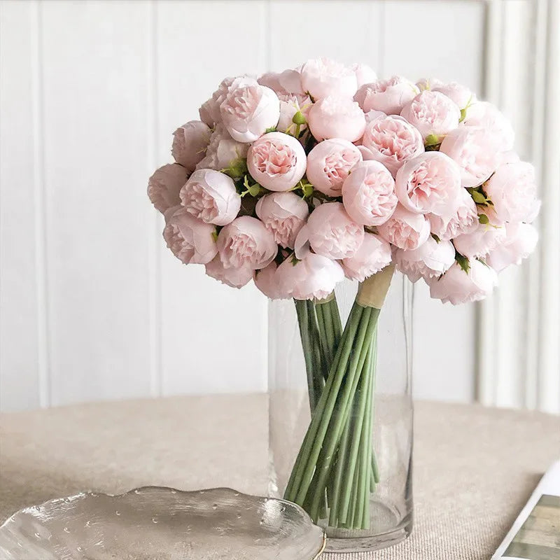 Blush Silk Peony Bouquet