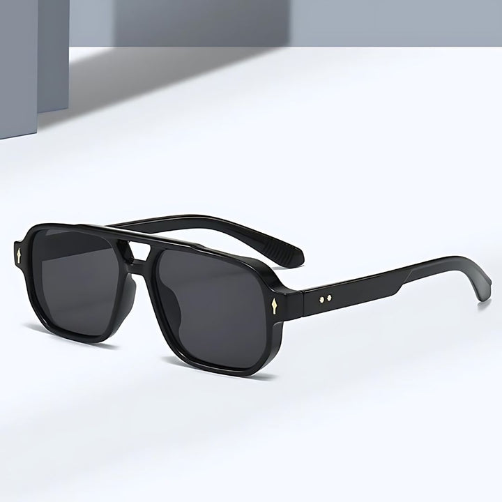 Eclipsear Square Thick Frame Unisex Sunglasses