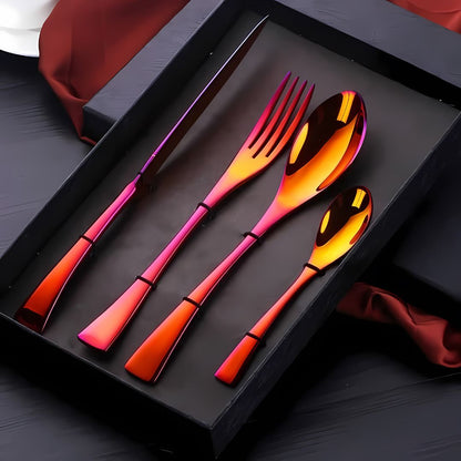 Obsidian Stainless Steel Flatware Set