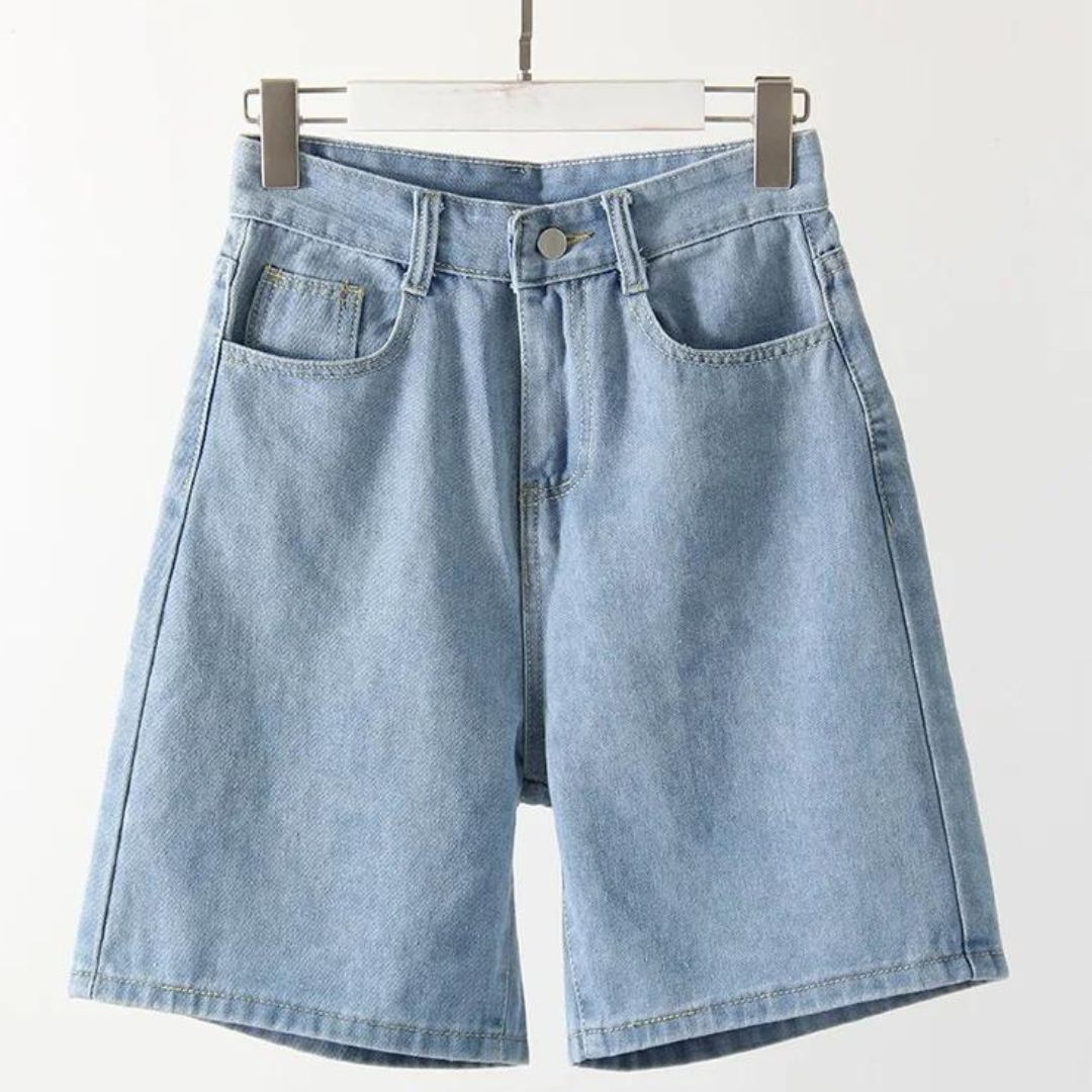 High Waist Denim Shorts