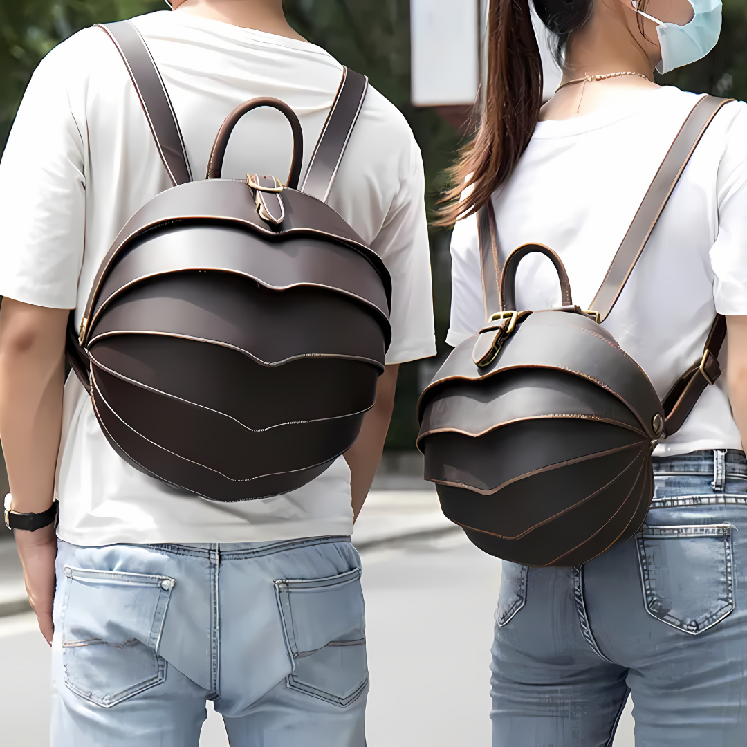 Leather Armor Backpack