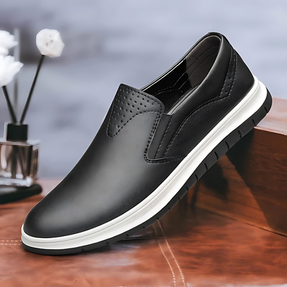 Urban Settler Genuine Leather Slip on Sneakers