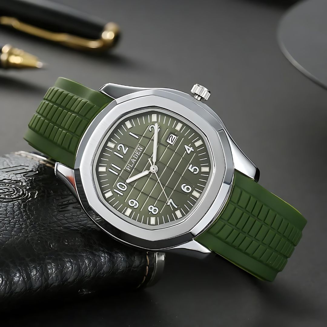 Pladen Stainless Steel Watch