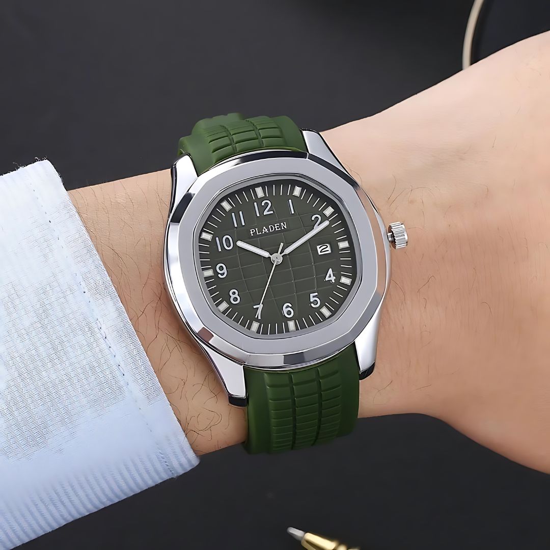 Pladen Stainless Steel Watch