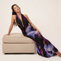 Aura Bloom Halter Gown FloralSM-063-FLORAL-S