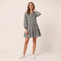 Blush Picnic Gingham Mini Dress BlackSM-066-BLACK-S