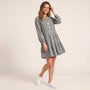 Blush Picnic Gingham Mini Dress BlackSM-066-BLACK-S