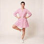Blush Picnic Gingham Mini Dress PinkSM-066-PINK-S