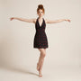 Cherry Noir Halter Mini Dress BlackSM-032-BLACK-S