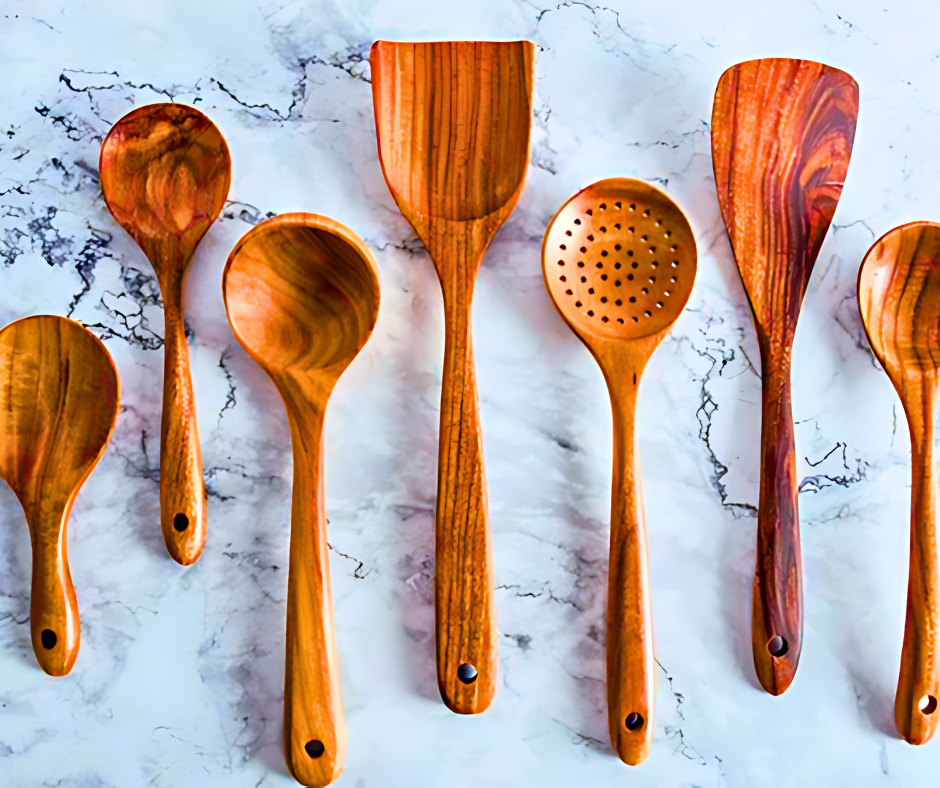 Rustic Teak Kitchen Set