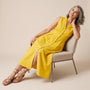 Sunlit Classic Sleeveless Midi Dress YellowSM-043-YELLOW-S
